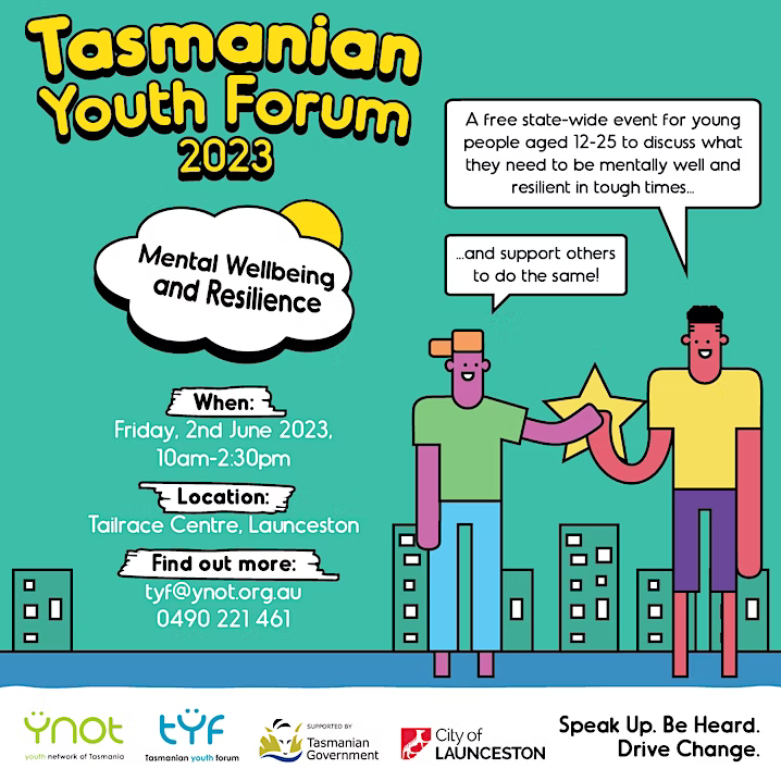 Tasmanian Youth Forum 2023:
Mental Wellbeing and Resilience