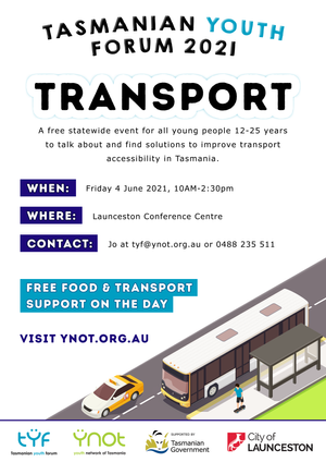 Registrations for the 2021 Tasmanian Youth Forum are closing soon
